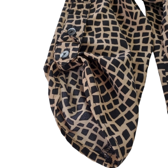 Elementz Button Down Blouse Sz M Petite - Picture 11 of 12